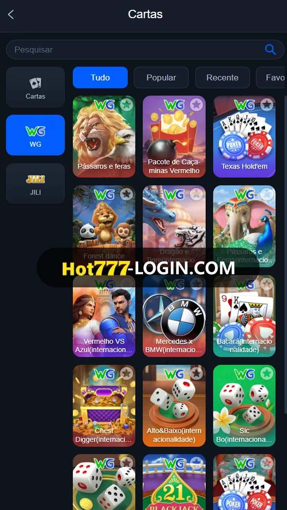Por que Escolher Hot777 Cartas